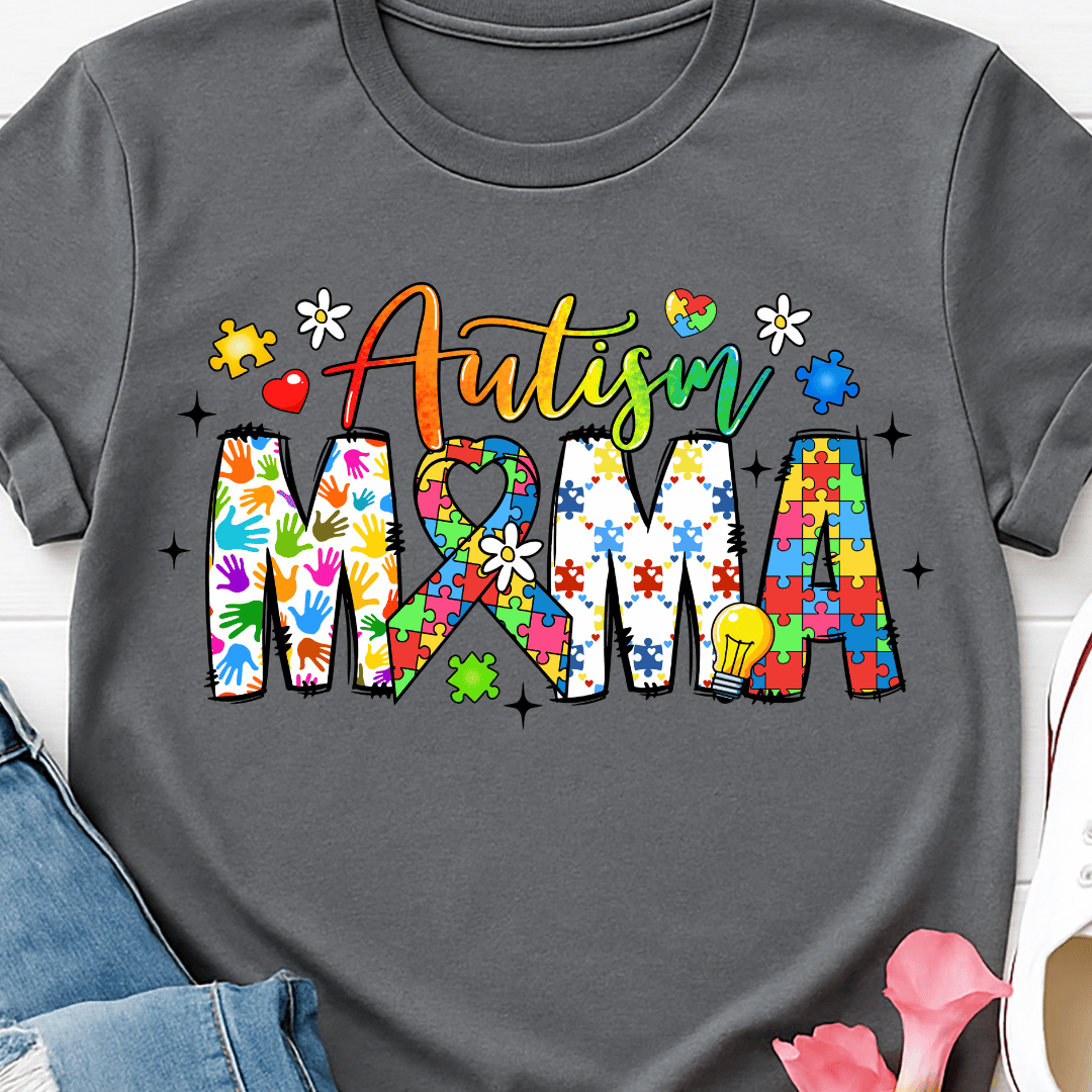 Autism Mama - Full Color DTF T-Shirt Transfer - 394