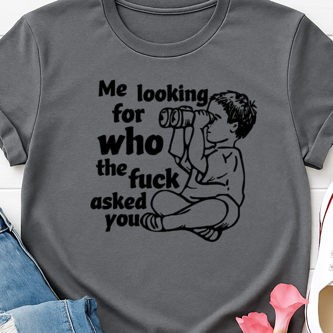 Me Looking  -  Single Color Screen Print - H7