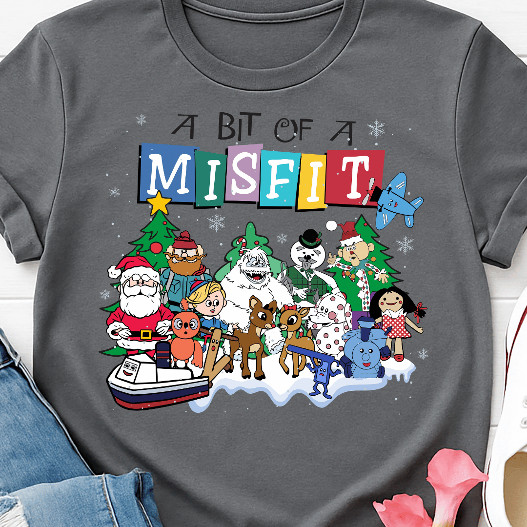 A Bit Of A Misfit - Full Color DTF T-Shirt Transfer - 735