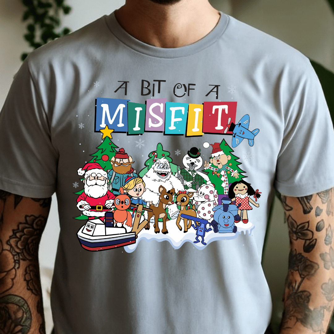 A Bit Of A Misfit - Full Color DTF T-Shirt Transfer - 735