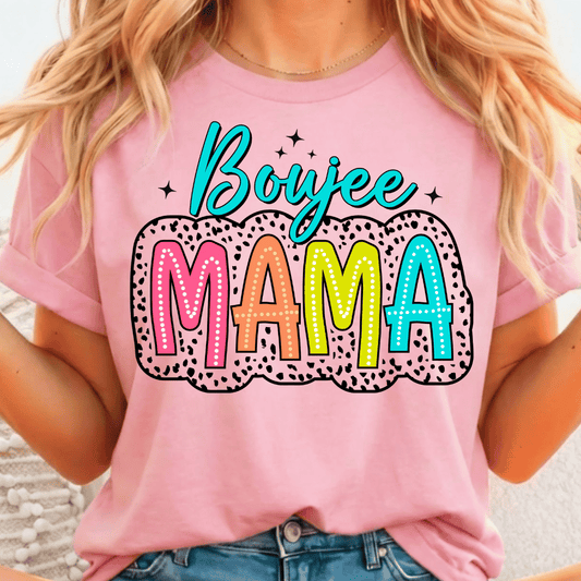 Boujee Mama - Full Color DTF T-Shirt Transfer - 370