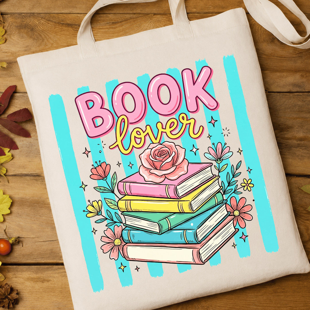 Book Lover - Full Color DTF T-Shirt Transfer - 492