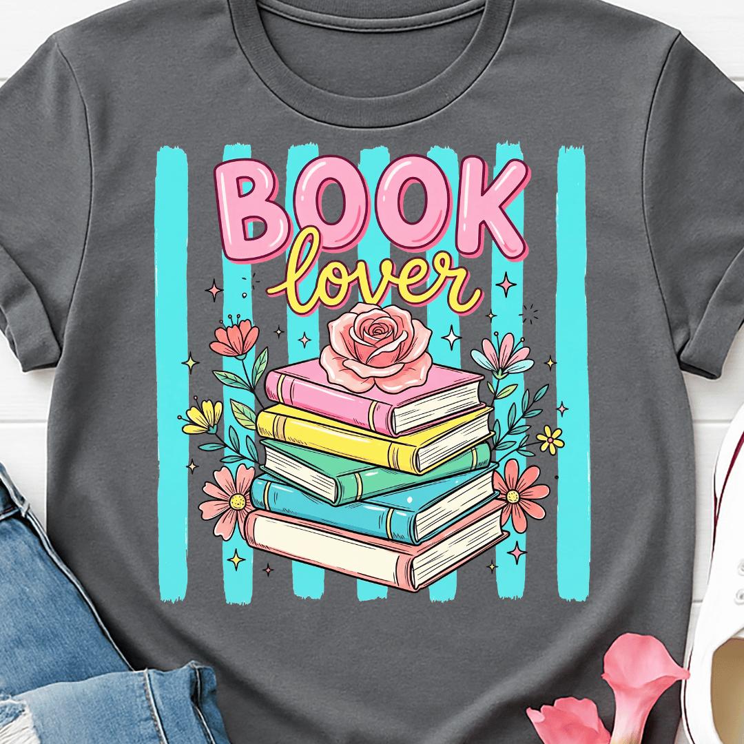 Book Lover - Full Color DTF T-Shirt Transfer - 492