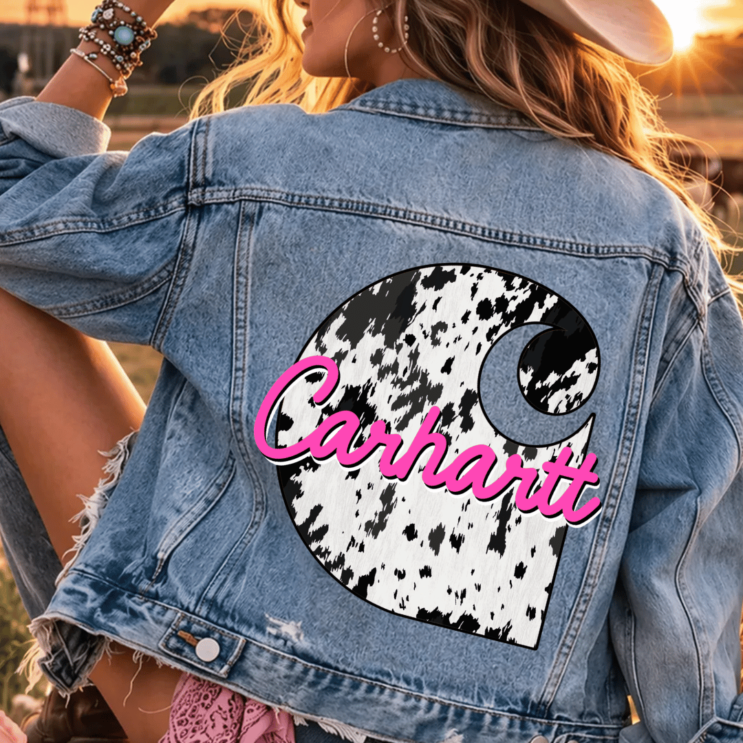 Carhartt Black & White - Full Color DTF T-Shirt Transfer - 475