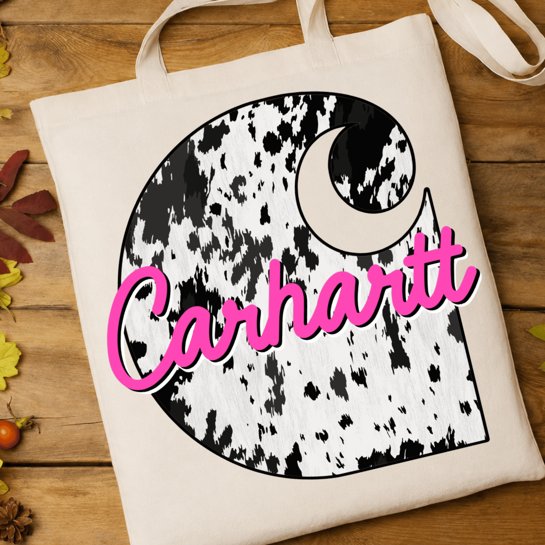 Carhartt Black & White - Full Color DTF T-Shirt Transfer - 475