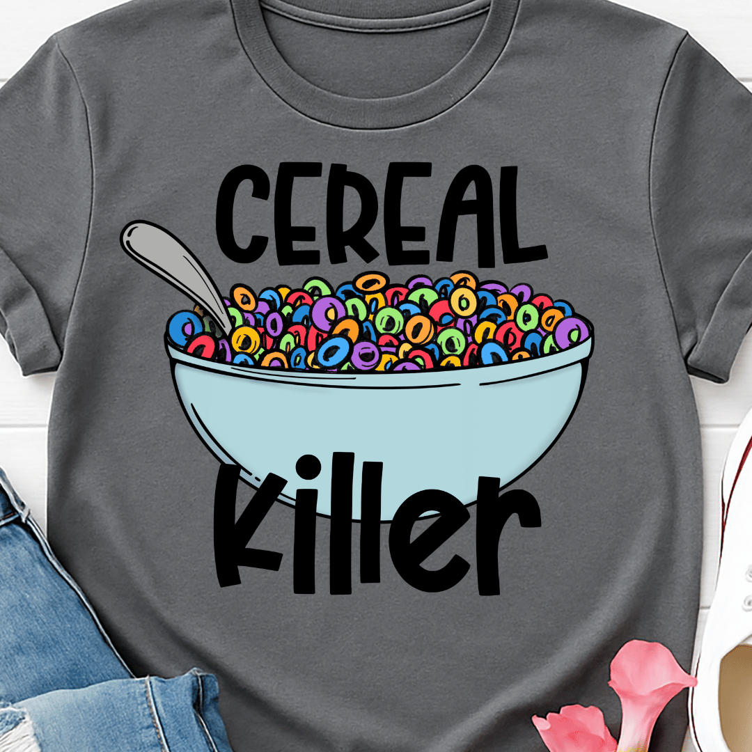 Cereal Killer - Full Color DTF T-Shirt Transfer - 756