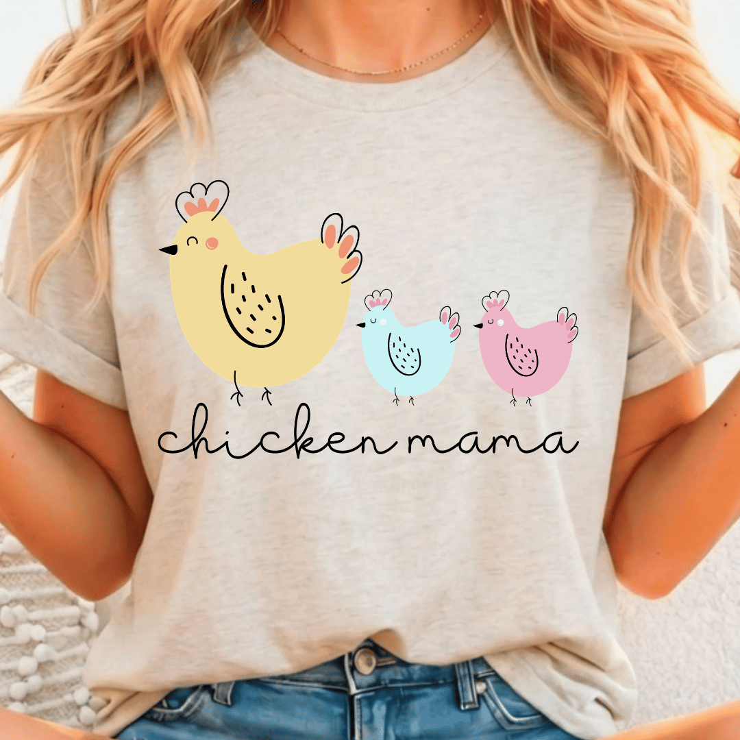 Chicken Mama - Full Color DTF T-Shirt Transfer - 205