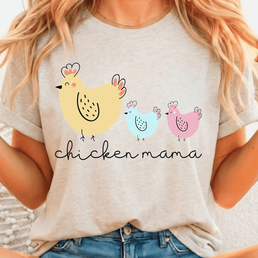 Chicken Mama - Full Color DTF T-Shirt Transfer - 205