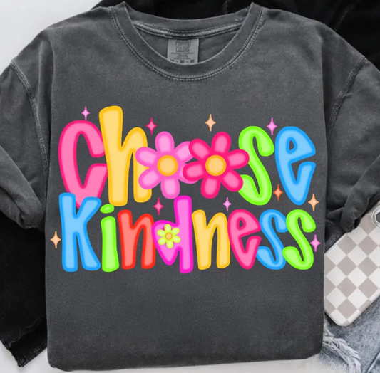 Choose Kindness Full Color DTF T-Shirt Transfer - 38