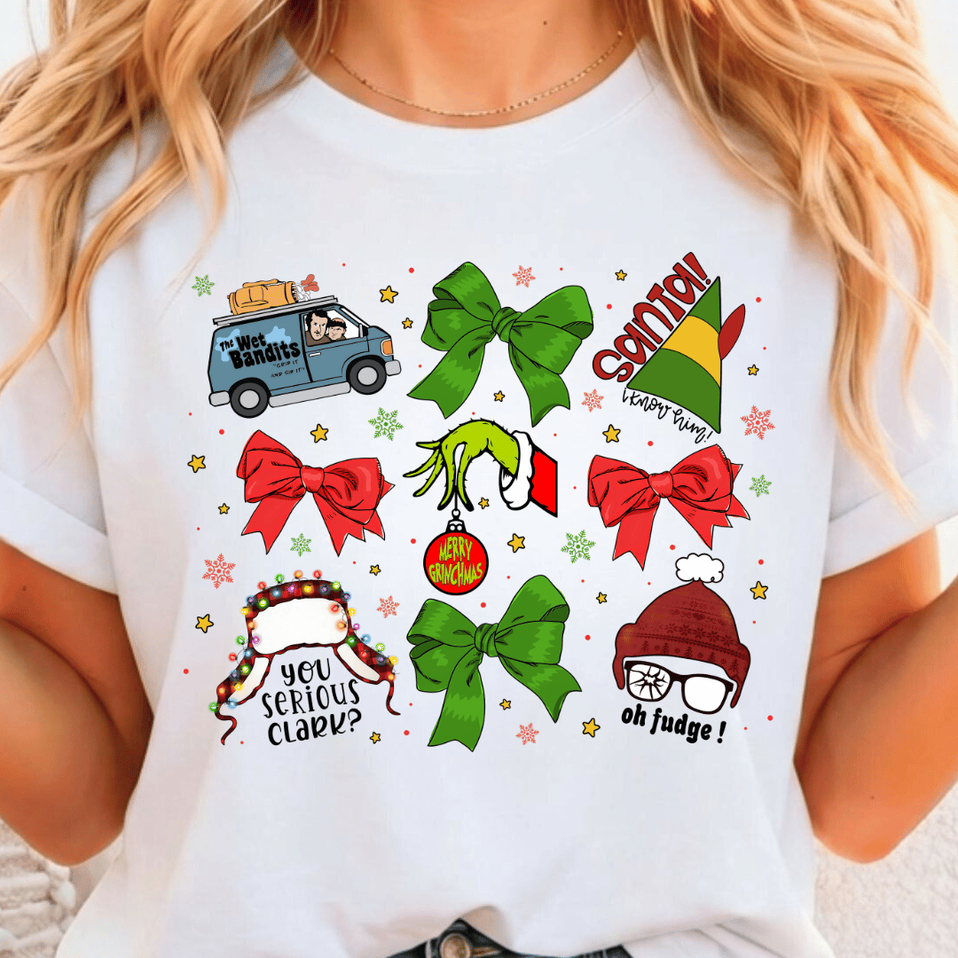Christmas Movie - Full Color DTF T-Shirt Transfer - 262