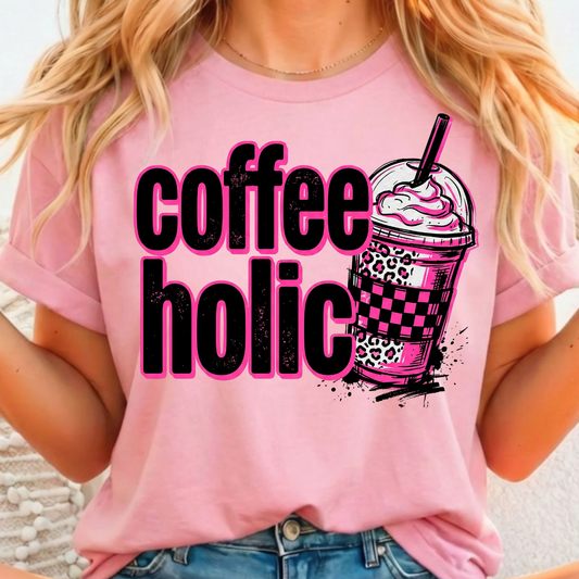 Coffeeholic Full Color DTF T-Shirt Transfer - 43