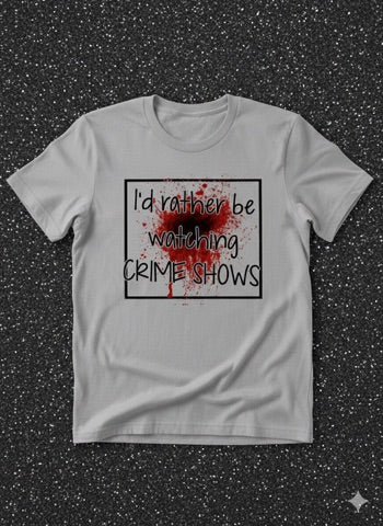Crime Shows Full Color DTF T-Shirt Transfer - 49