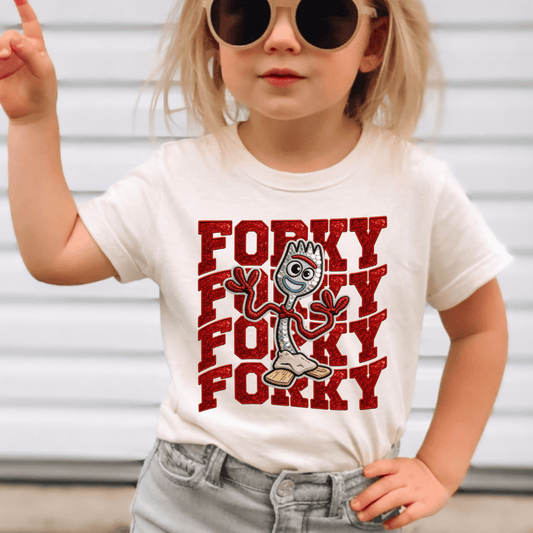 Forky - Kids Sized - Full Color DTF T-Shirt Transfer - K3