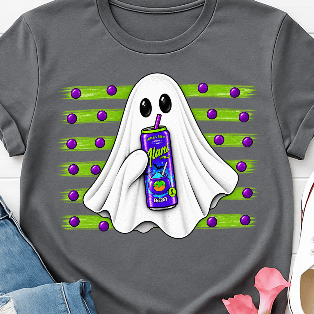 Energy Ghost - Full Color DTF T-Shirt Transfer - 726