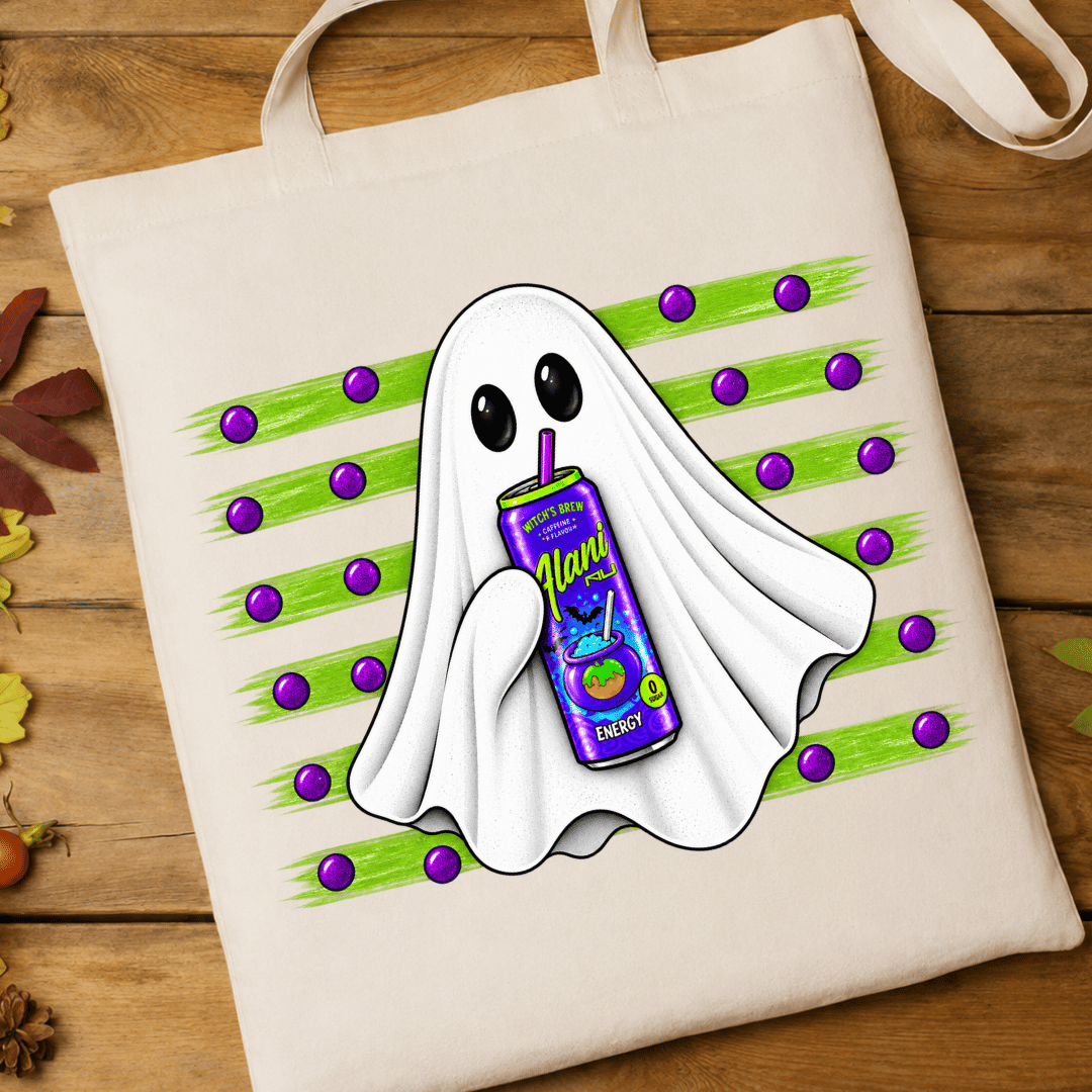 Energy Ghost - Full Color DTF T-Shirt Transfer - 726