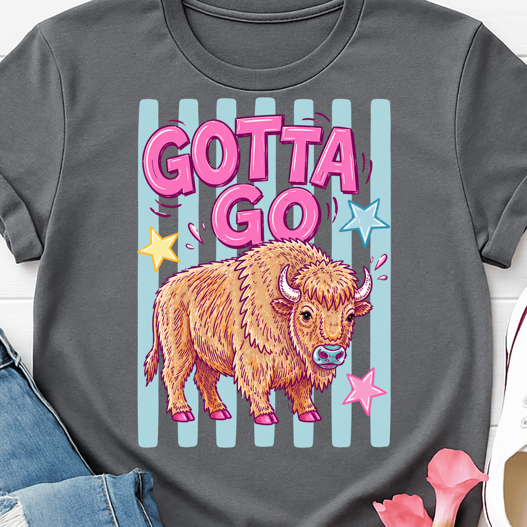 Gotta Go Buffalo - Full Color DTF T-Shirt Transfer - 541