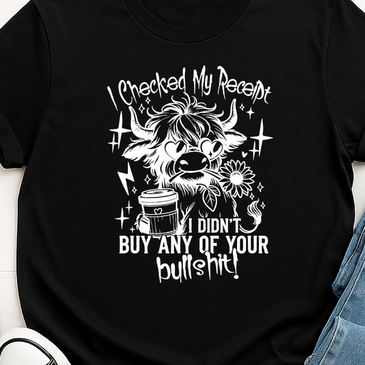 I checked my Receipt -   Single Color Screen Print - B12