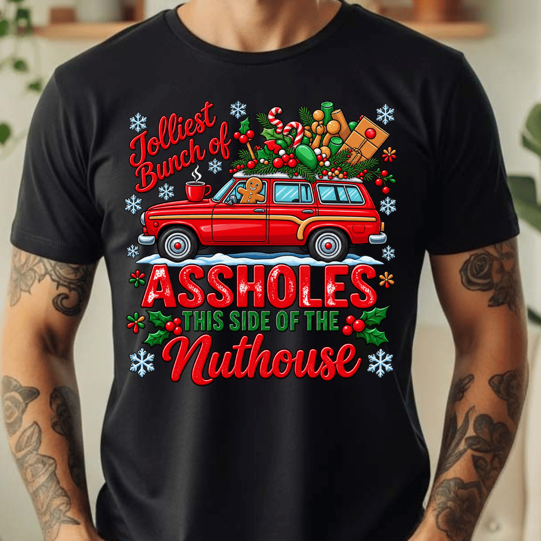 Jolliest Bunch Of A-Holes - Full Color DTF T-Shirt Transfer - 677