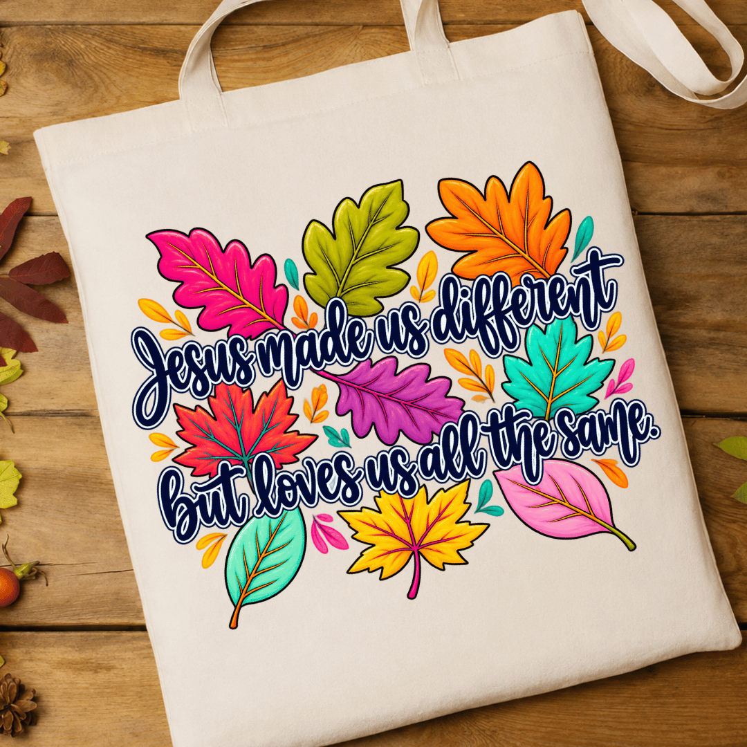 Jesus Made Us Different - Full Color DTF T-Shirt Transfer - 738