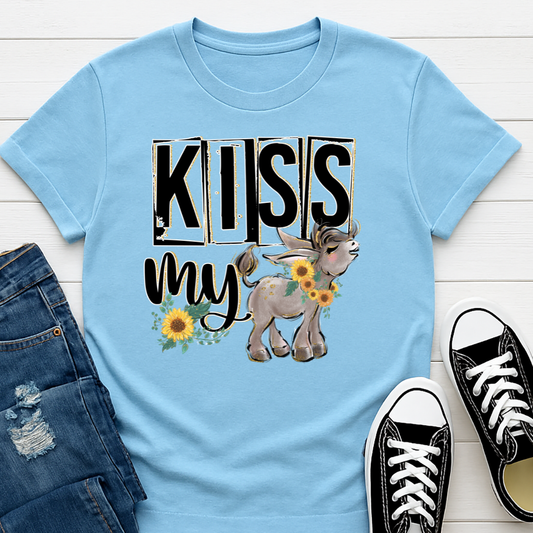 Kiss My A** - Full Color DTF T-Shirt Transfer - 129