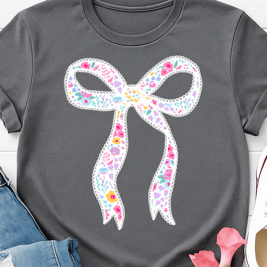 Pastel Bow - Full Color DTF T-Shirt Transfer - 381