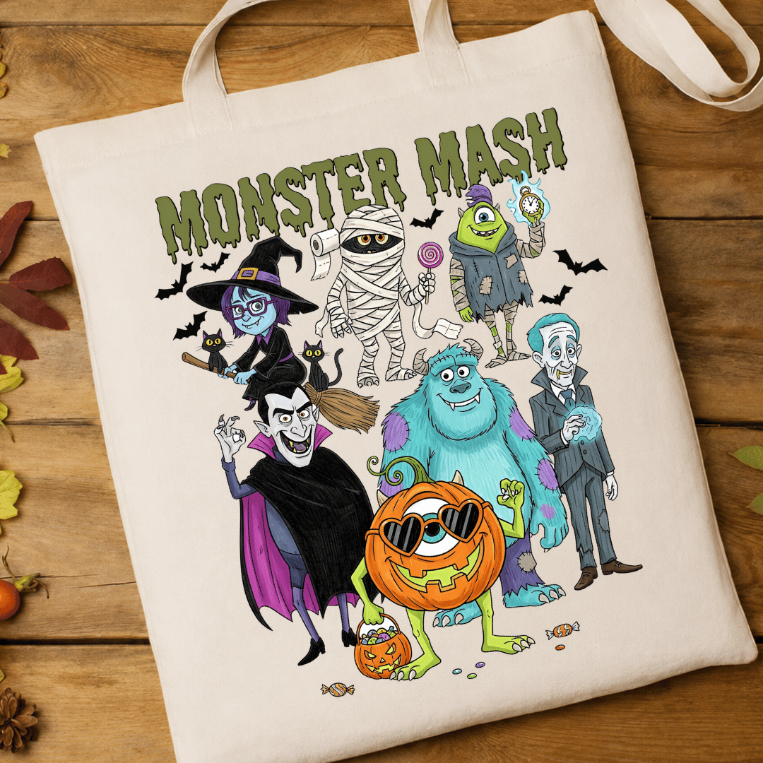 Monster Mash Cartoons - Full Color DTF T-Shirt Transfer - 730