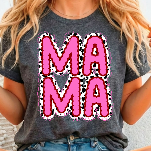 Mama Cow Square Full Color DTF T-Shirt Transfer - 85