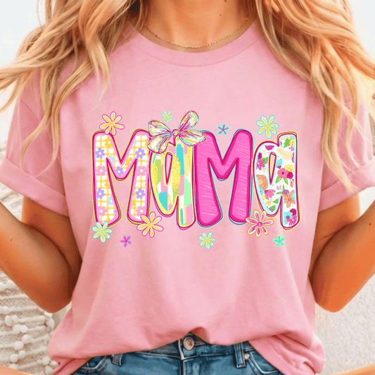 Mama Floral - Full Color DTF T-Shirt Transfer - 311