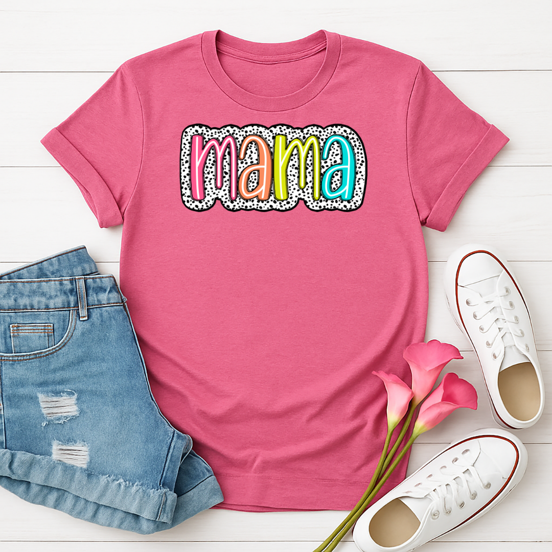 Mama Dots - Full Color DTF T-Shirt Transfer - 358
