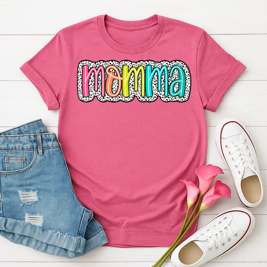 Momma Dots - Full Color DTF T-Shirt Transfer - 208
