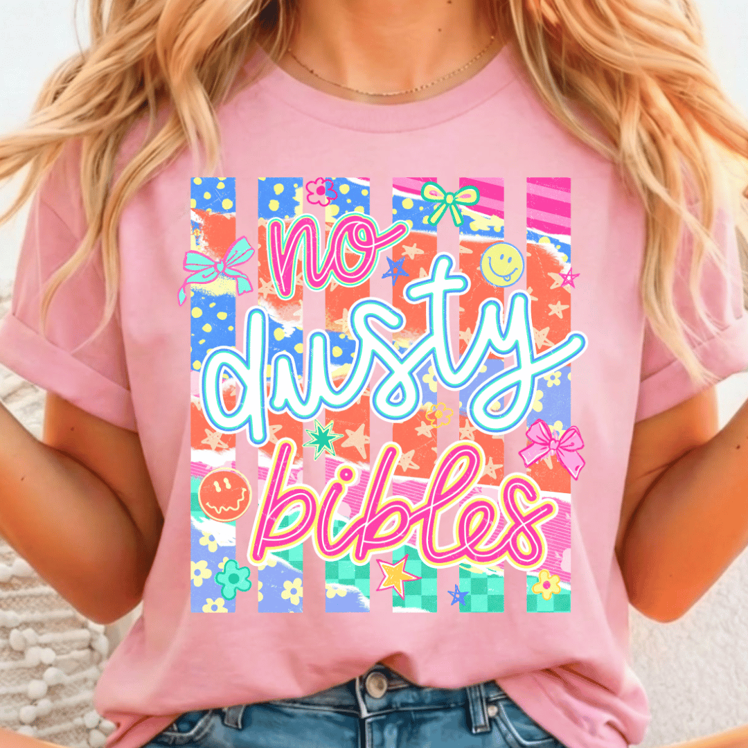 No Dusty Bibles - Pooh - Full Color DTF T-Shirt Transfer - 9