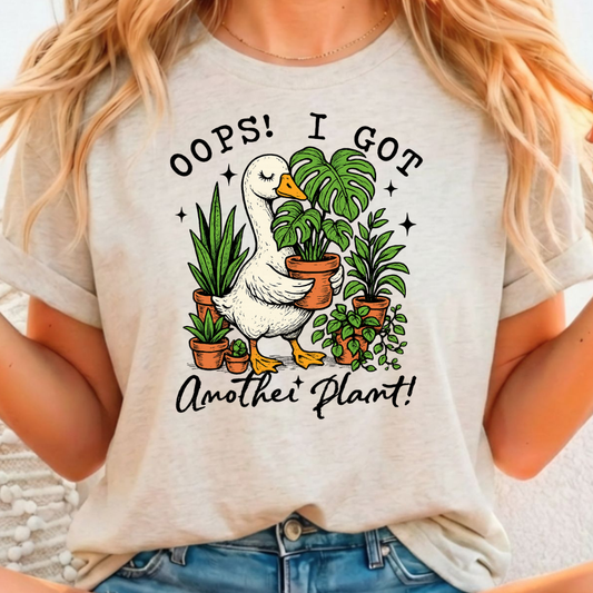 Oops I Got Another Plant - Full Color DTF T-Shirt Transfer - 161