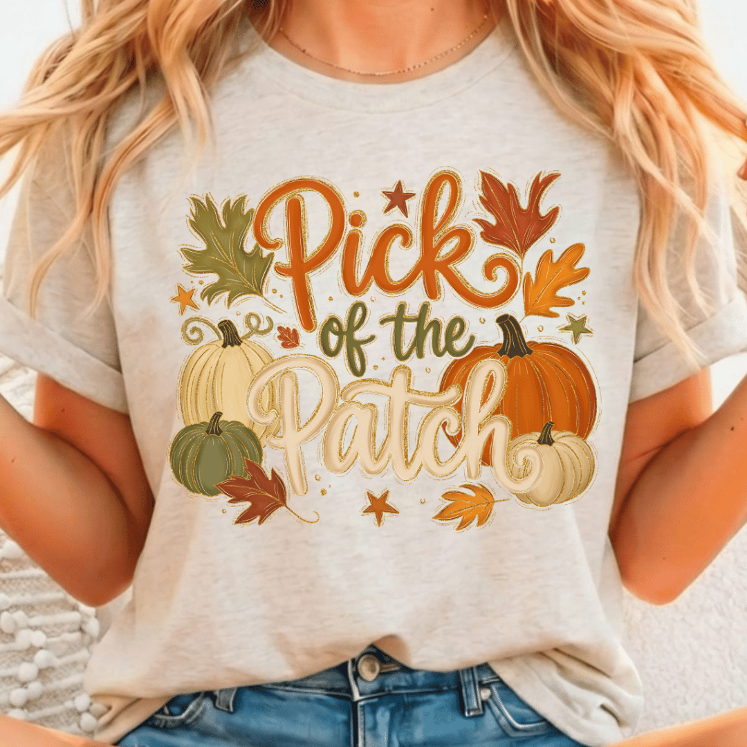 Pick Of The Patch - Full Color DTF T-Shirt Transfer - 596
