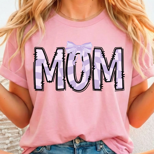 Purple Mom - Full Color DTF T-Shirt Transfer - Adult Size - 193
