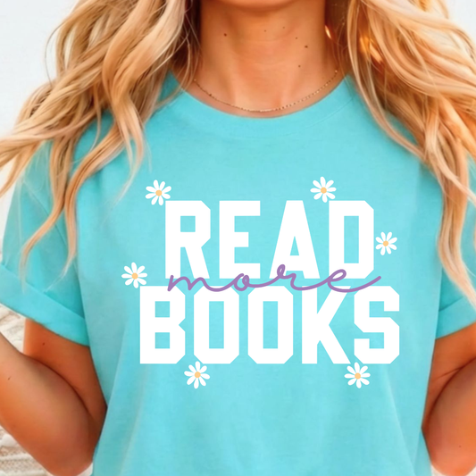 Read More Books Full Color DTF T-Shirt Transfer - 371