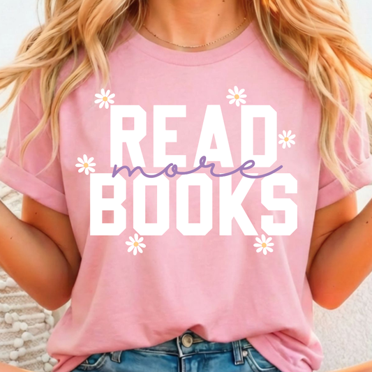 Read More Books - Full Color DTF T-Shirt Transfer - 135