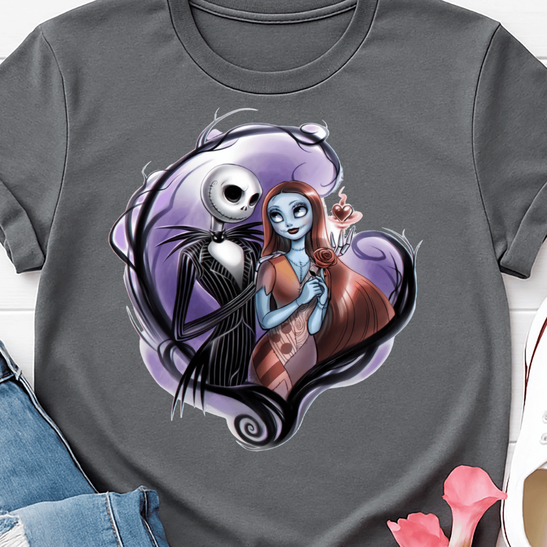 Skeleton Couple - Full Color DTF T-Shirt Transfer - 745