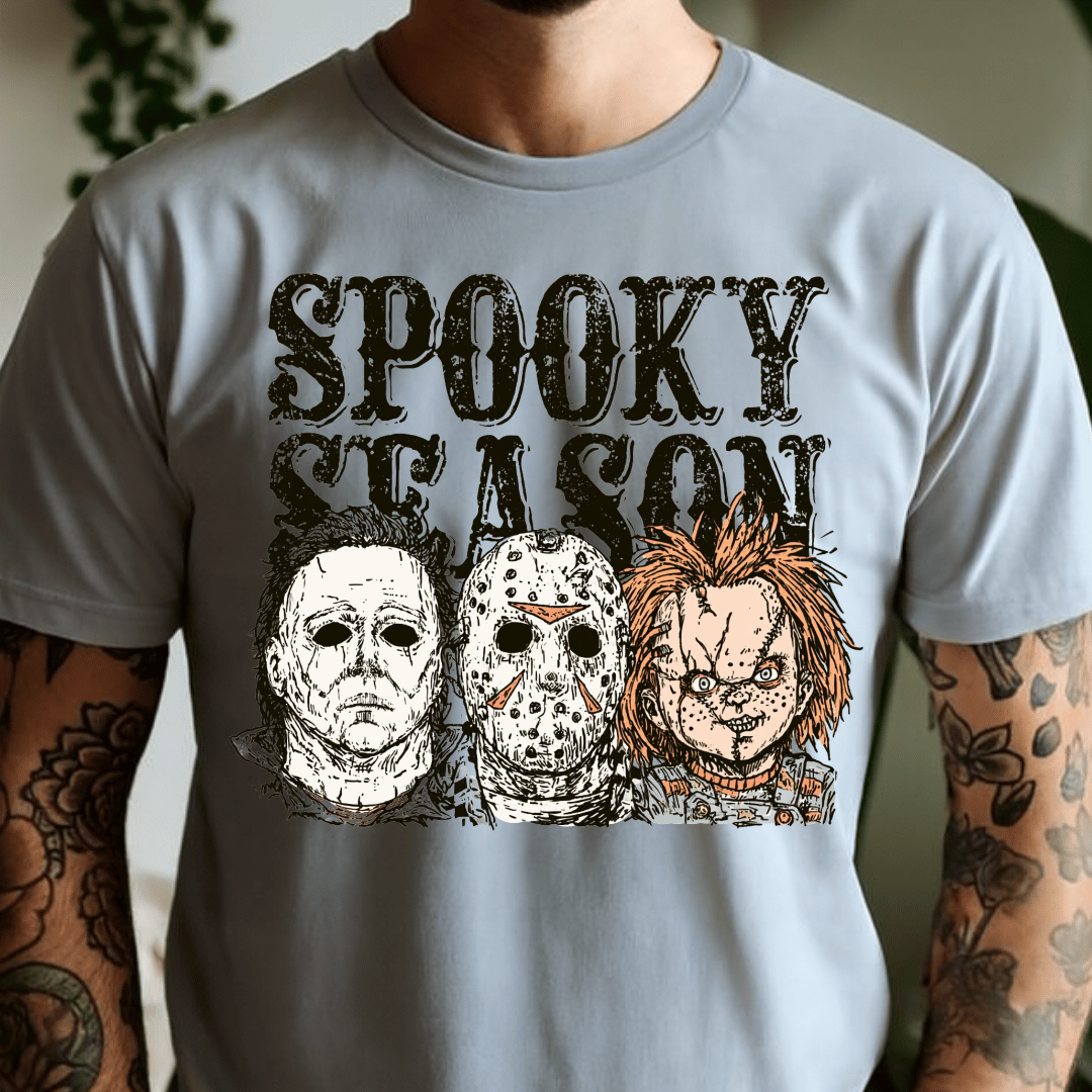 Spooky Season Scary Characters - Full Color DTF T-Shirt Transfer - 737