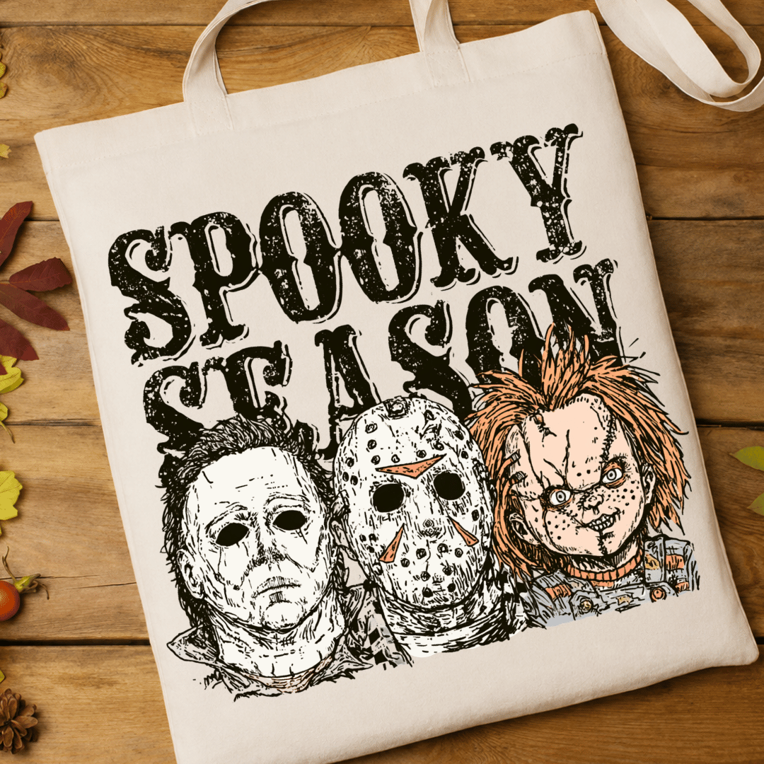 Spooky Season Scary Characters - Full Color DTF T-Shirt Transfer - 737