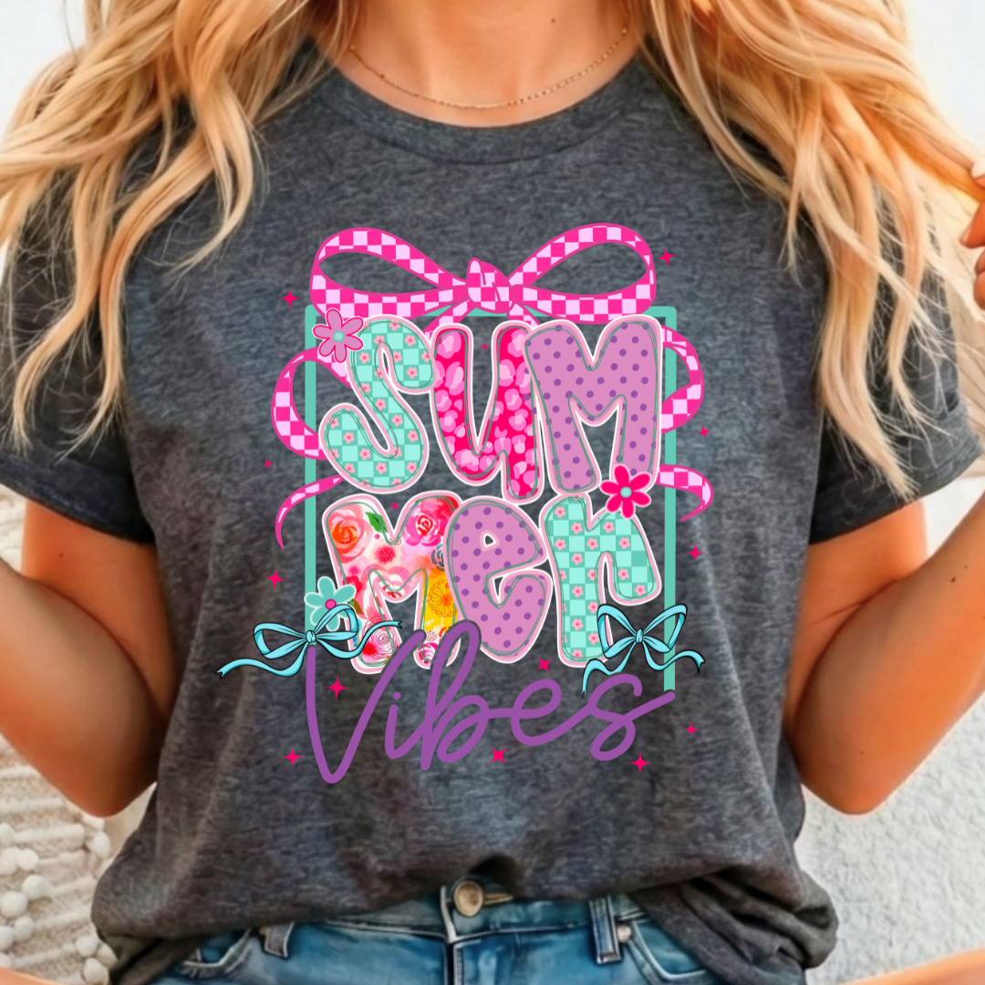 Summer Vibes - Full Color DTF T-Shirt Transfer - 330