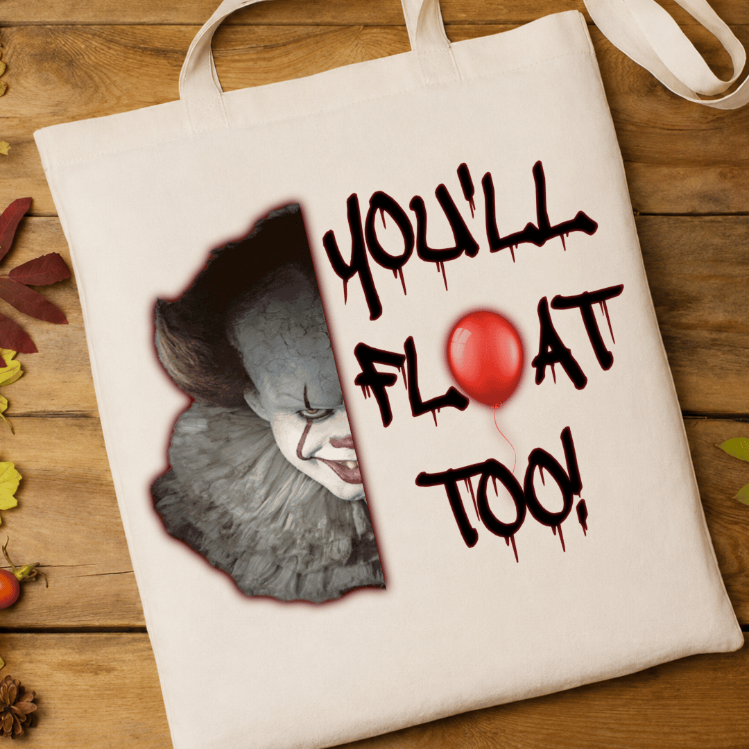 You'll Float Too Clown - Full Color DTF T-Shirt Transfer - 749